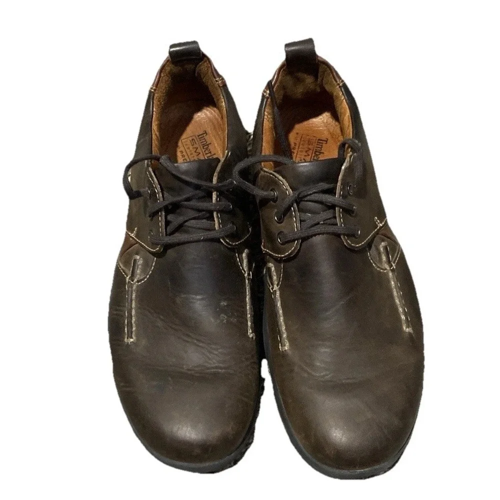 Timberland 73590 Waterproof Leather Oxford Shoes Mens 9.5 D Brown